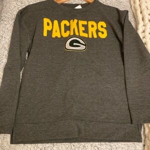 Packers Gray Crew Neck Sweater